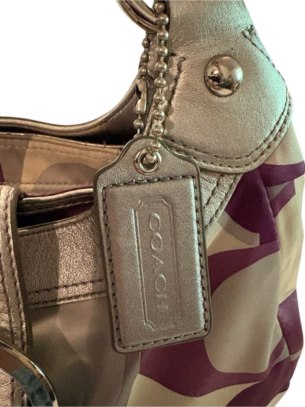 Coach Soho Scarf Print Hobo Bag (model F17406) 2011 - Picture 3 of 14